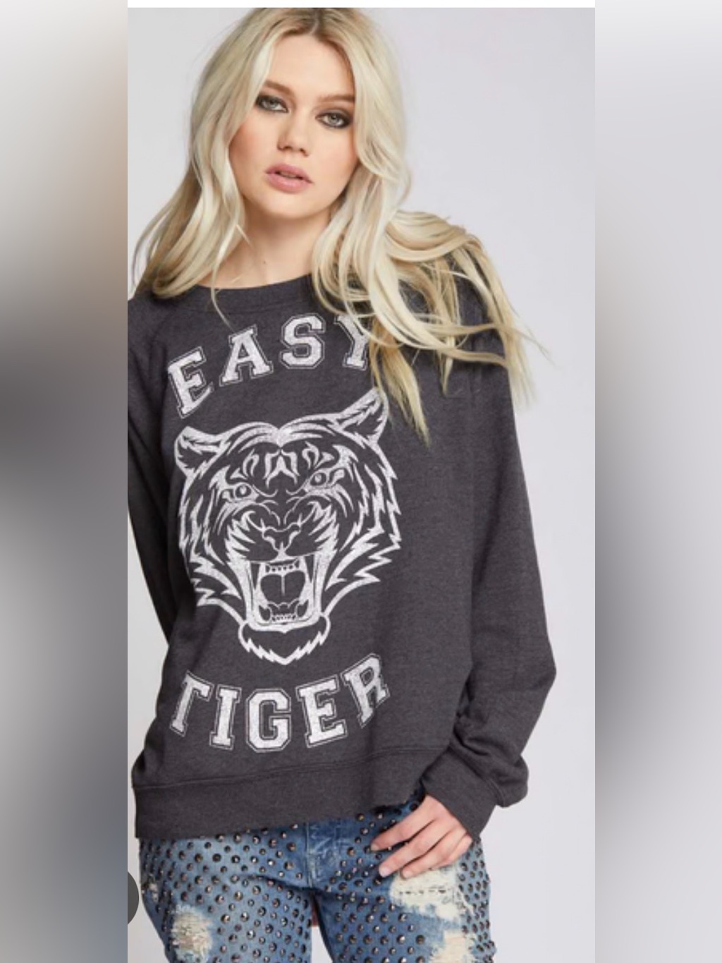 Chaser-Gray Easy Tiger Soft Knit Pullover